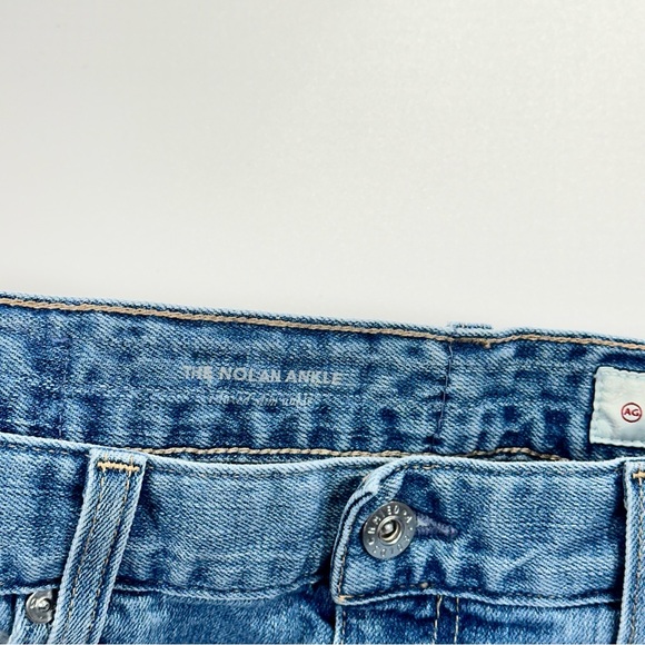 AG Adriano Goldschmied Anthropologie Distressed Jeans Women 28R - Picture 5 of 12